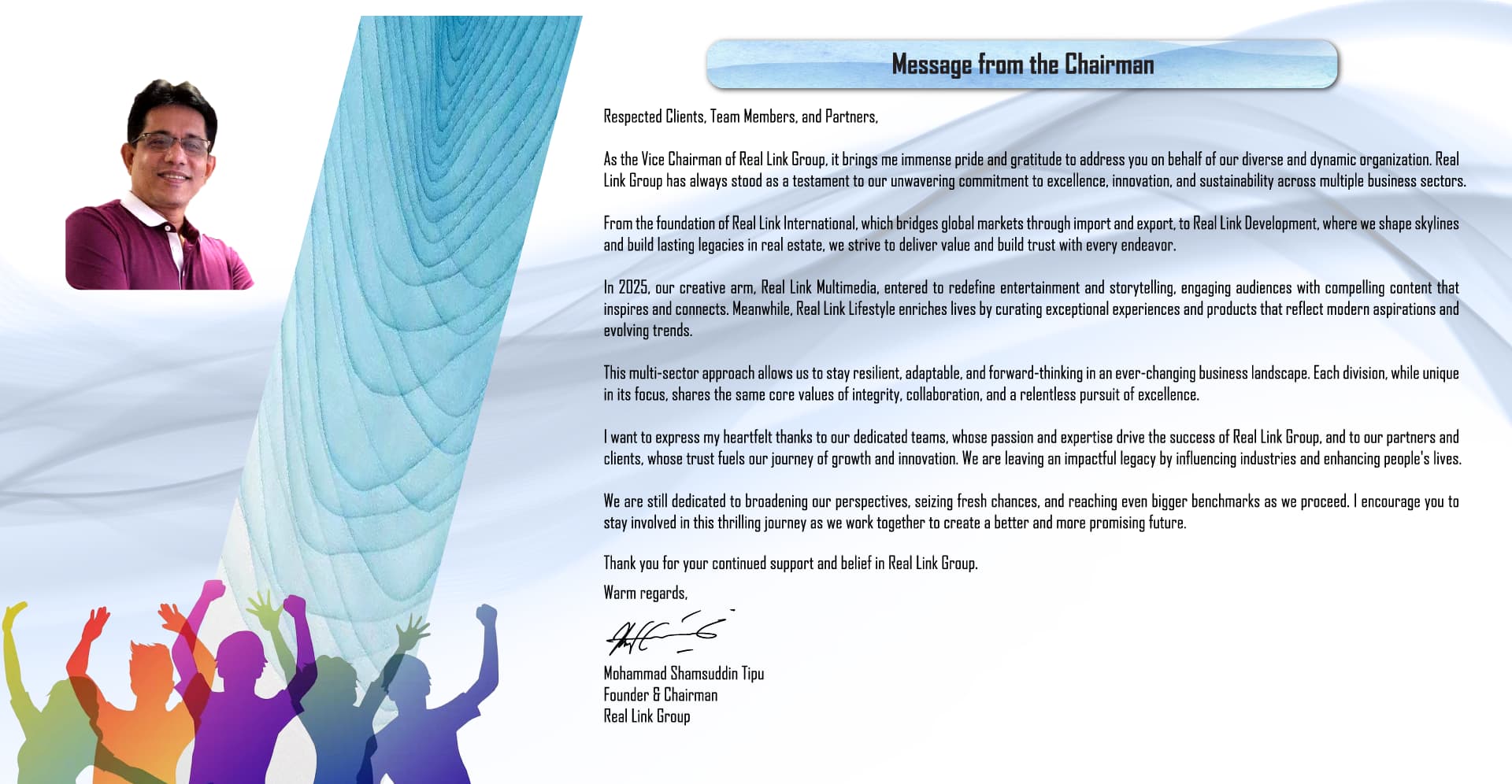 message from chairman