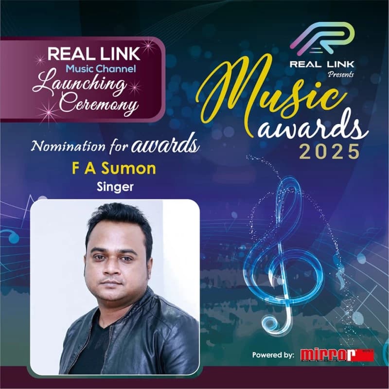 Nomination for Awards S A SUMON (Singer)