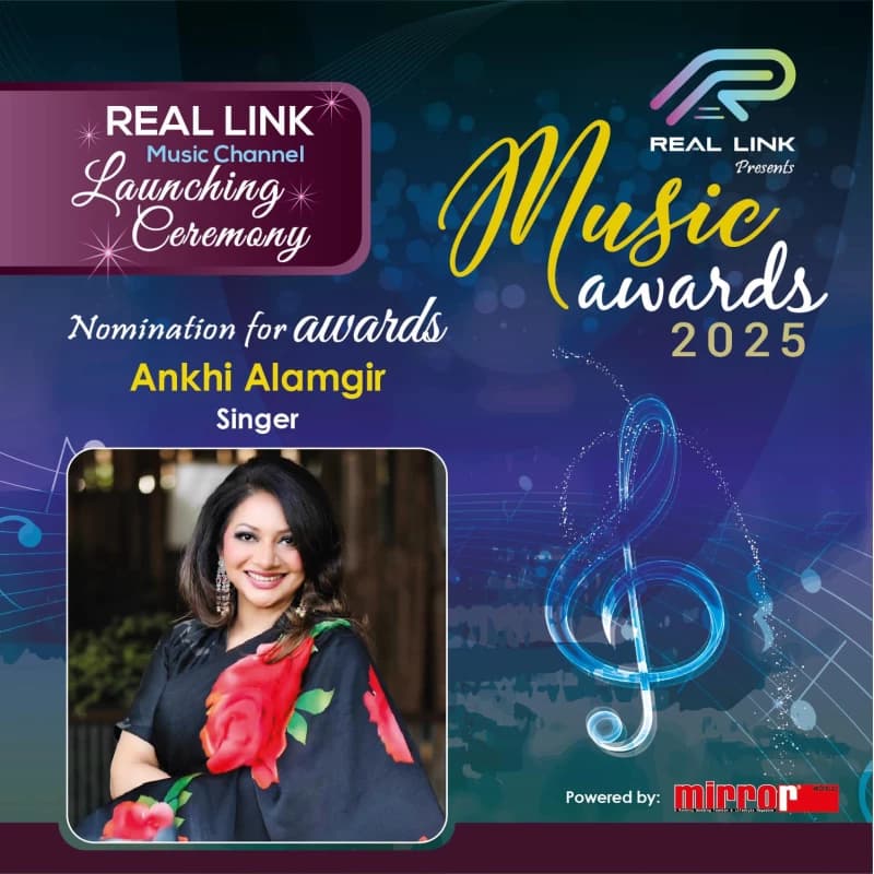 Nominaiton for Awards ANKHI ALAMGIR (Singer)