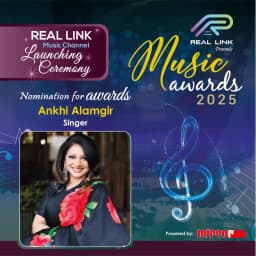 Nominaiton for Awards ANKHI ALAMGIR (Singer)